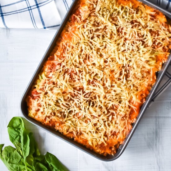 Low Carb Zucchini Lasagna