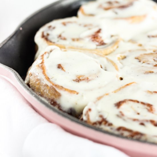 Whole Wheat Sourdough Cinnamon Roll