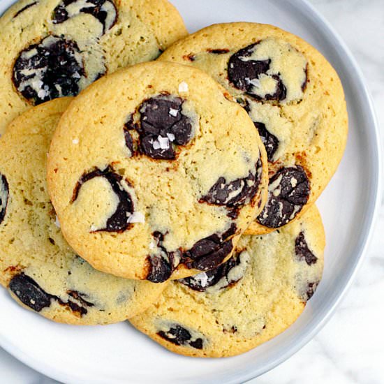 Tahini Chocolate Chip Cookies