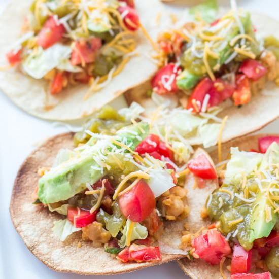 Chickpea Tostadas