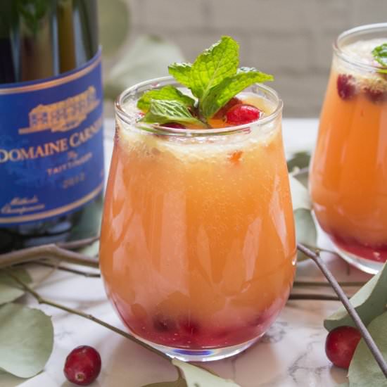 Cranberry Orange Mimosas