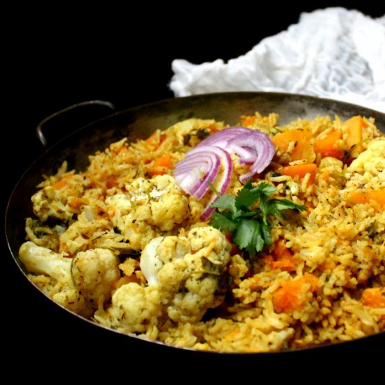 Butternut Squash Biryani