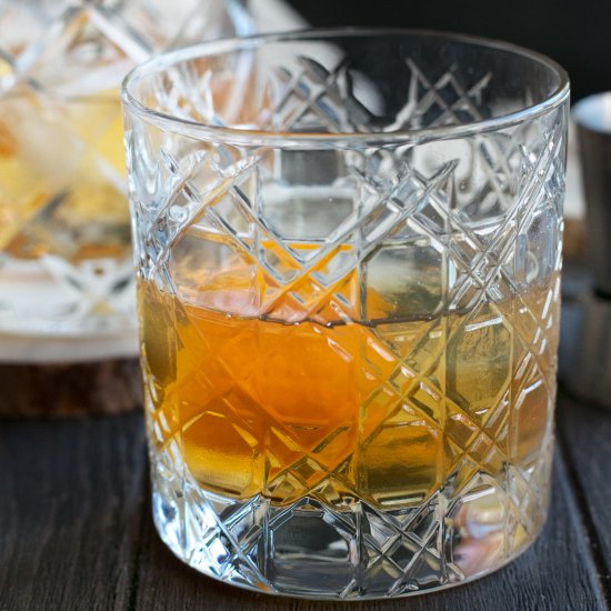 Smoked Orange Old Fashioned