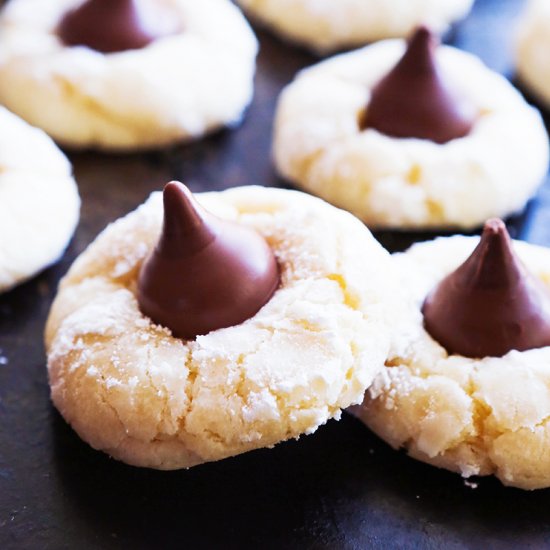 Choc. Kiss Cream Cheese Cookies