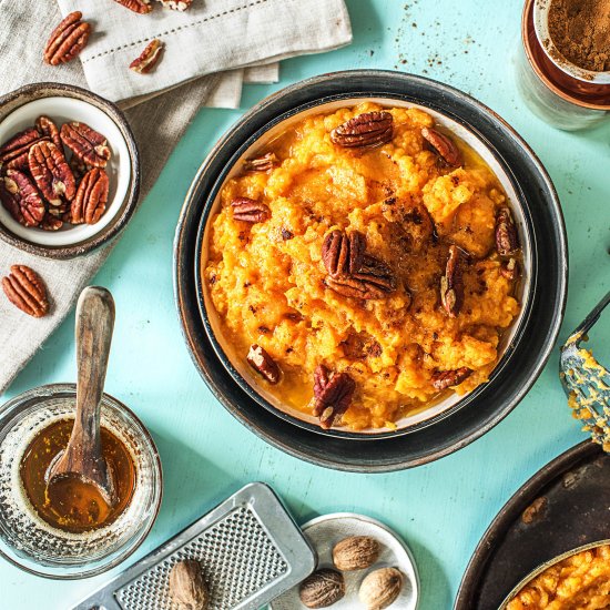 Maple Brown Butter Sweet Potatoes