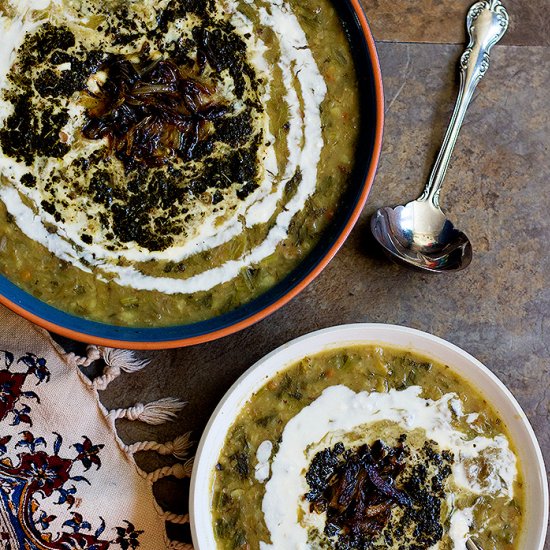 Persian Eggplant Soup