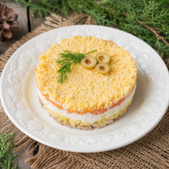 Mimosa (Layered Tuna Salad)