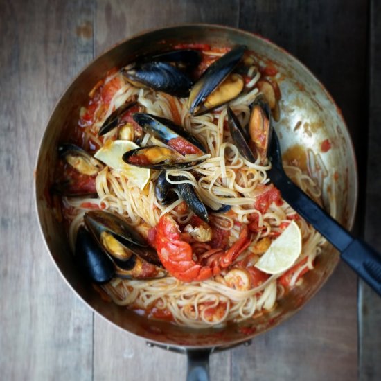 Seafood Linguine