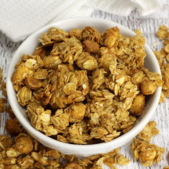 Peanut Butter and Honey Granola