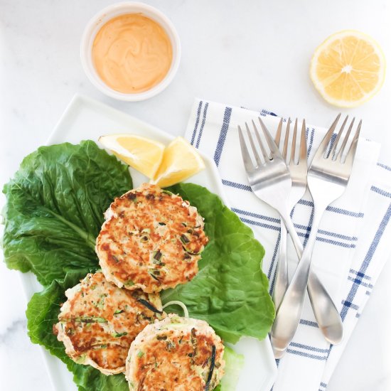 Healthy Zucchini Tuna Cakes