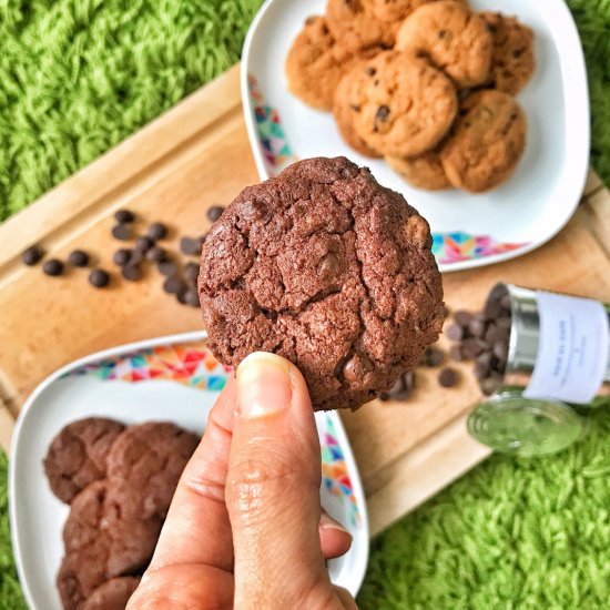 Chocolate Peppermint Cookies