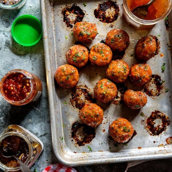 Orange Chicken Meatballs