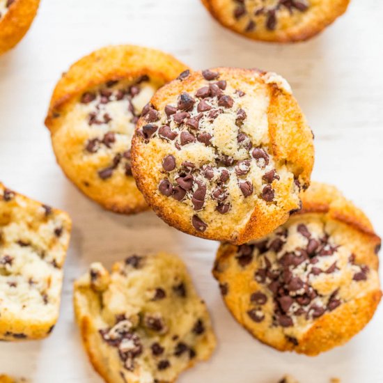 Skinny Vegan Chocolate Chip Muffins