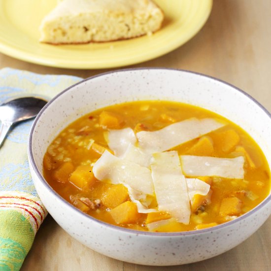 Pumpkin-Arborio Soup