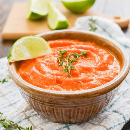 Roasted Paleo Carrot Soup