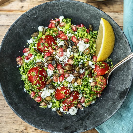 Broccoli Tabouli with Pepitas