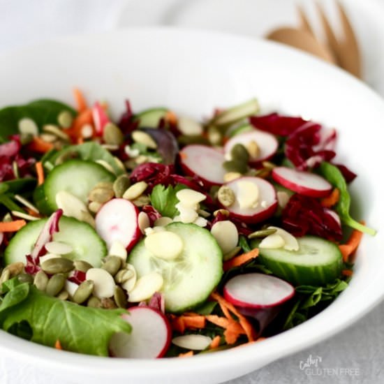 Garden Salad with Herb Vinaigrette