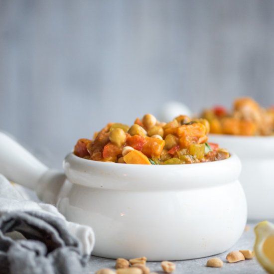 Moroccan Peanut Vegetable Stew