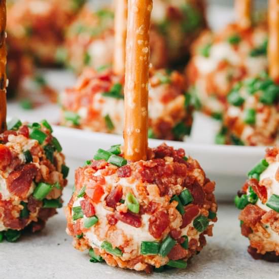 Bacon and Chives Cheese Balls