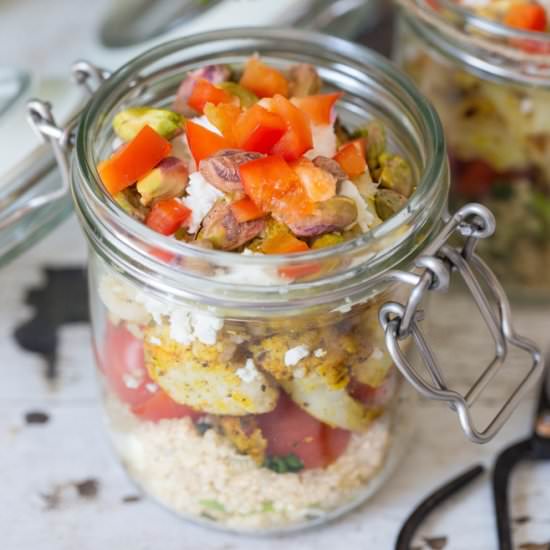 Roasted Cauliflower Quinoa Salad