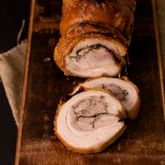 Roasted Pork Porchetta