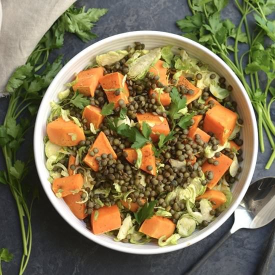 Lentil Sweet Potato Salad