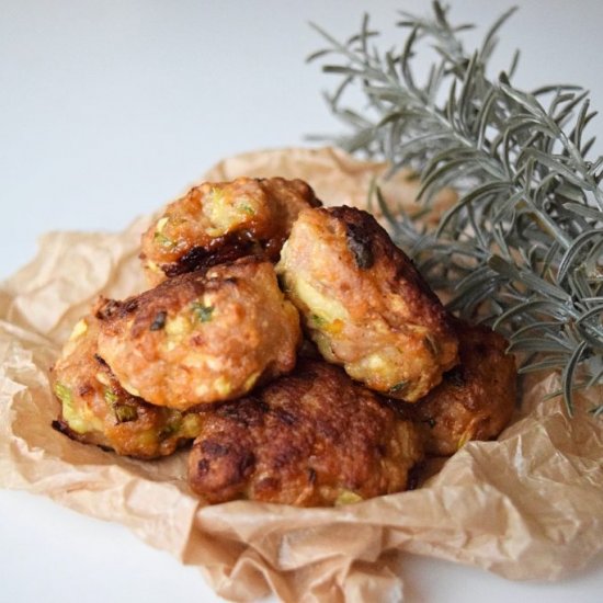 Chicken Meatballs with Zucchini