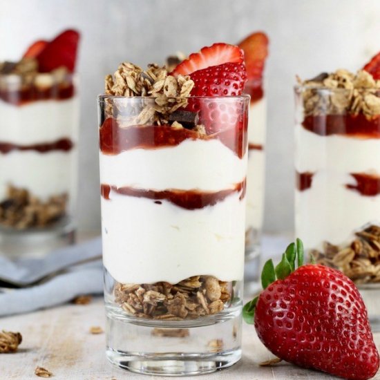 Strawberry Cheesecake Parfaits