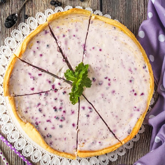 Blueberry Cream Cheese Tart