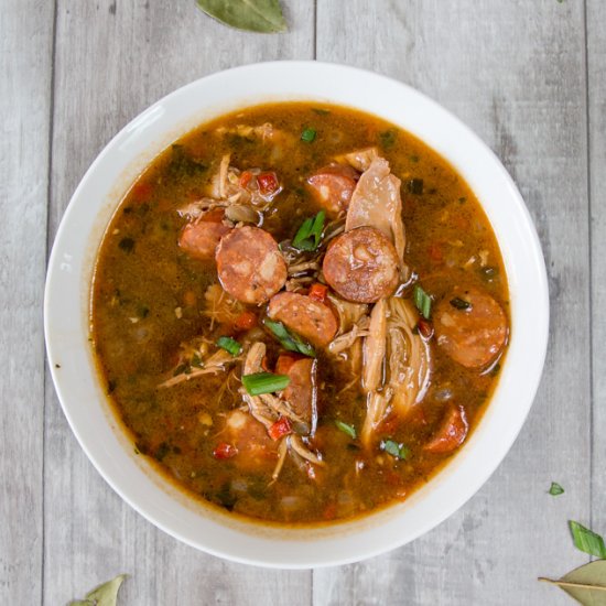 Easy Chicken & Sausage Gumbo