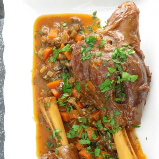 Braised Lamb Shanks