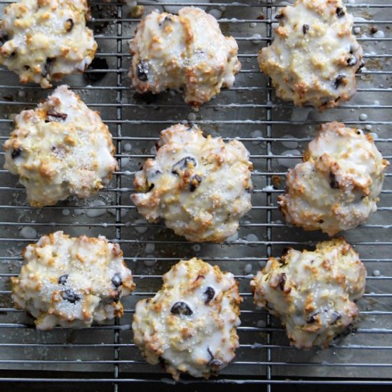 Cherry Walnut Drop Scones