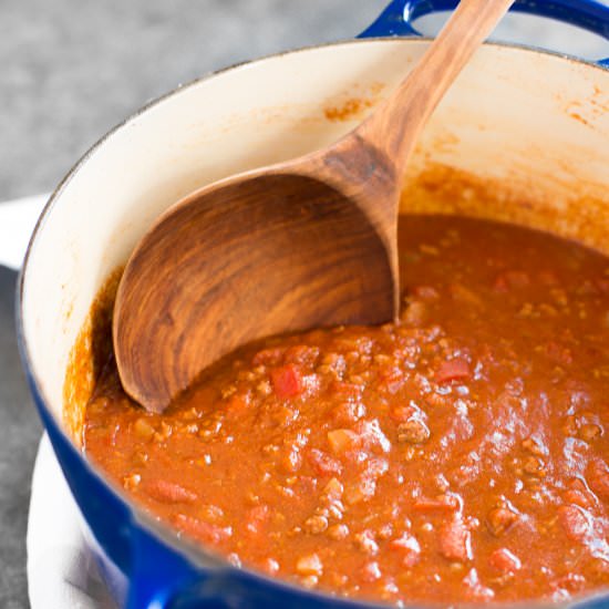 Easy One Pot Chili