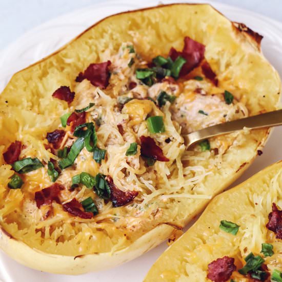 Jalapeno Popper Spaghetti Squash