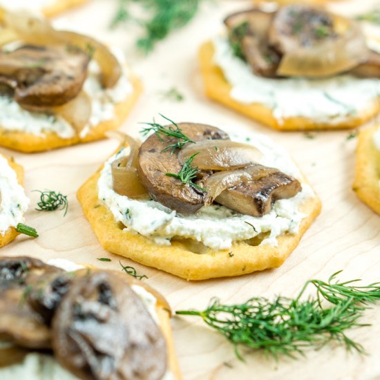 Whipped Feta & Truffled Mushrooms