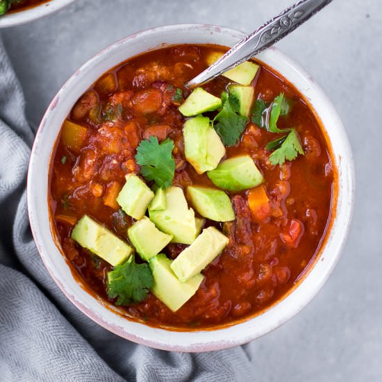 Instant Pot Vegetarian Chili