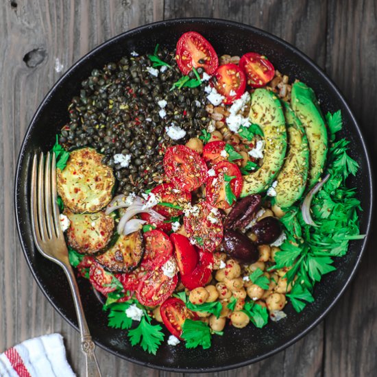 Mediterranean Power Grain Bowls