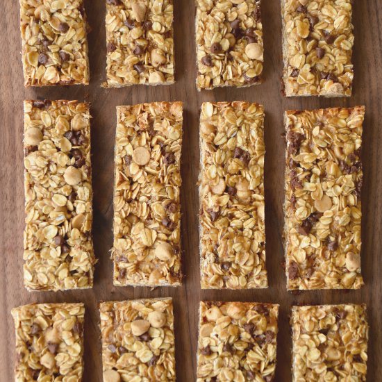 Homemade Peanut Butter Granola Bars