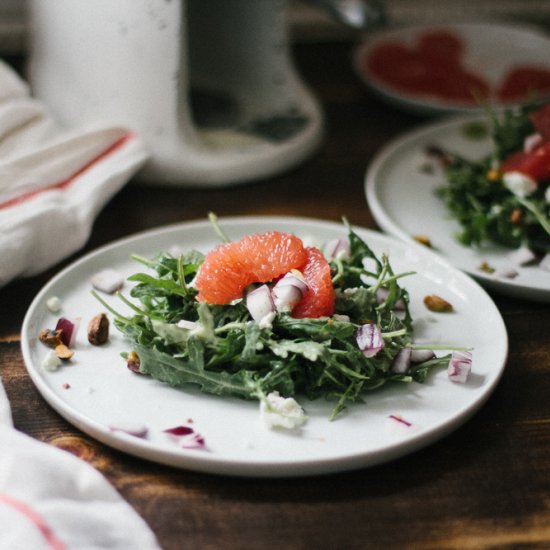 grapefruit goat cheese salad