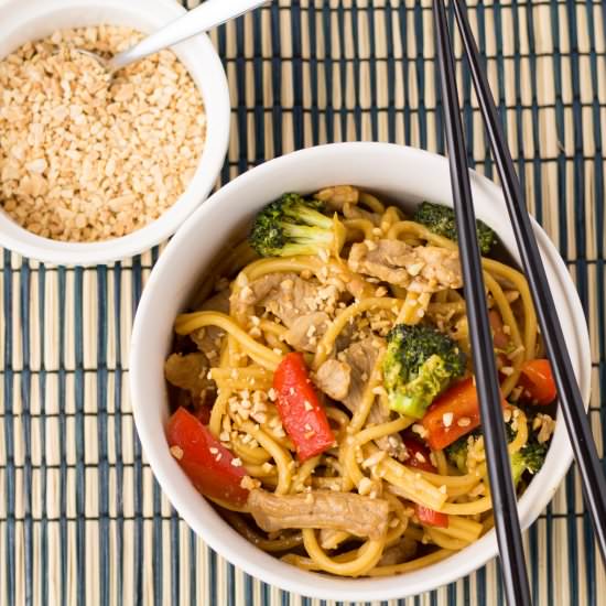 Hoisin Pork & Noodle Stir-Fry