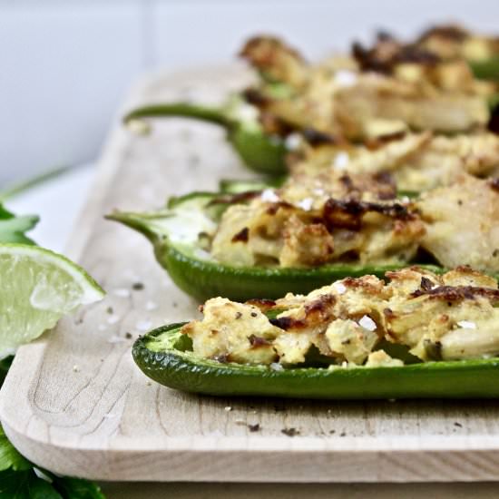 CHICKEN STUFFED JALAPEÑOS