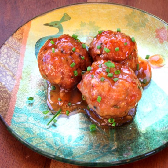 Sweet & Zingy Asian Meatballs