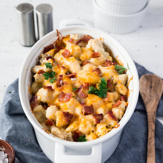 Chicken Bacon Ranch Casserole