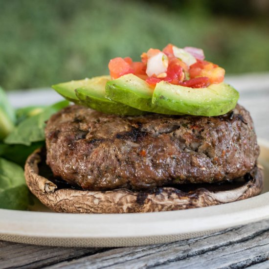 Pico de Gallo Paleo Burger