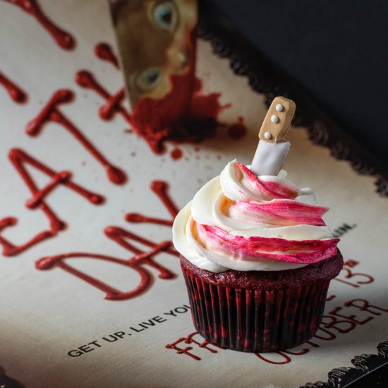 Death Day Red Velvet Cupcakes