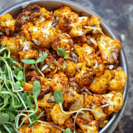 Air Fryer Buffalo Cauliflower