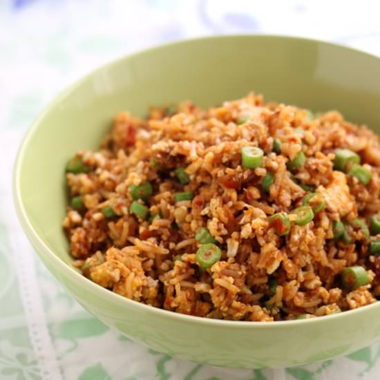 Spicy Cauliflower Fried Rice