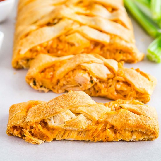 Buffalo Chicken Braid