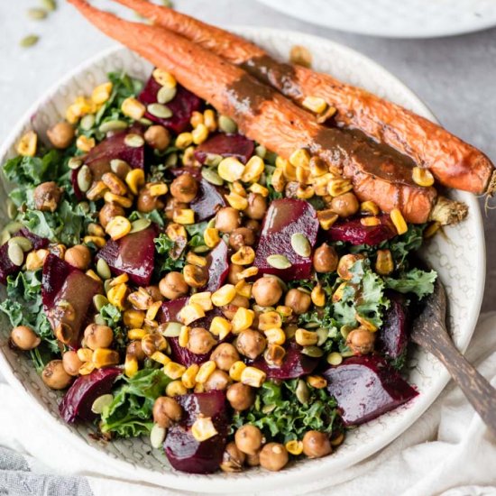 Vegan Roasted Beet Salad