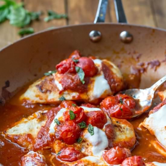 Skillet Chicken Parmesan